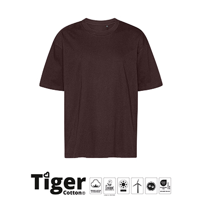 Image of Neutral Tiger Cotton Organic in Conversion Oversize T-Shirt